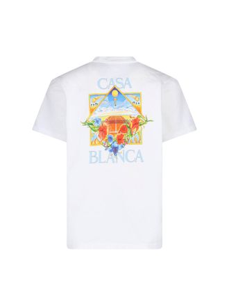 Casablanca Mens T-Shirts And Polos White Organic Cotton