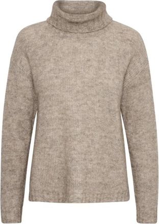 MY ESSENTIAL WARDROBE Cozy Knit Rollneck Turtleneck - Dames - Coltruien - Beige - M - Wol - Truien & Vesten