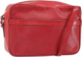 Louis Vuitton Pre-owned Vintage Cross Body Bag - Dames - Vintage Schoudertas - Rood - ONE Size - Leer - Vintage