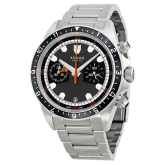 Tudor Pre-owned Tudor Heritage Chrono Grey Dial Stainless Steel Mens Watch 70330N-GYSS