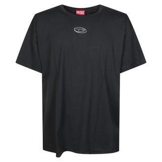 Diesel Tops, Heren, Zwart, S, T-Shirt Norm