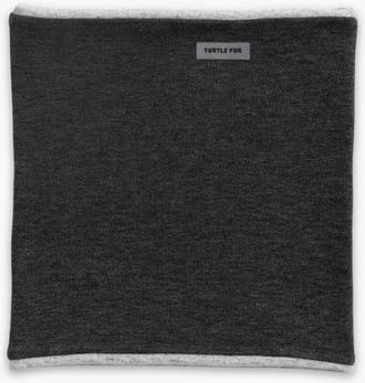 Turtle Fur Luxe Double-Layer Neck Warmer in Black at Nordstrom