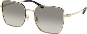 Coach HC7184D CBZ51 Asian Fit 94643C Womens Sunglasses Gold Size 56