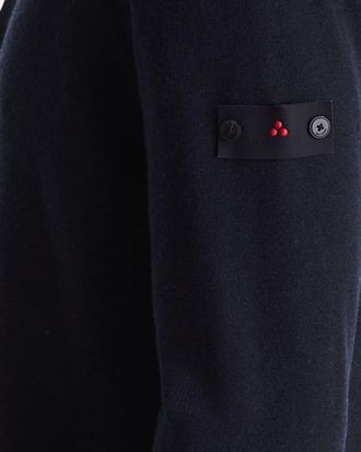 Peuterey Wool Blend Knit Cardigan - Blue