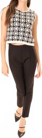 Area Stars Intarsia Knit Sleeveless Top In Multi