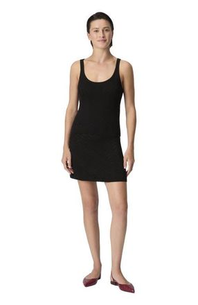 Missoni Stretch Chevron Cotton And Viscose Tank Top in Black at Nordstrom, Size 38 It