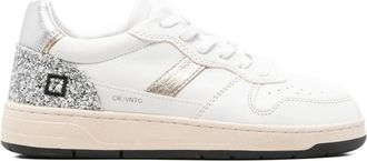 D.A.T.E. Court 2.0 glitter-detail sneakers - White