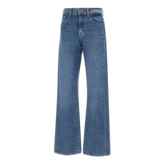 7 For All Mankind Jeans, Dames, Blauw, W28, Katoen, Tess Trouser