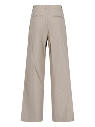 Dunst Womens Trousers Green Cotton