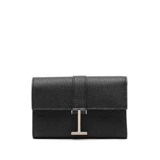 Tom Ford T-logo Grained-leather Wallet