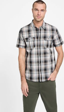 Guess Malcome Plaid Pocket Shirt