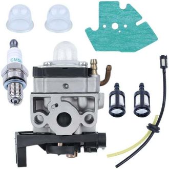 OEM Carburador Para Motor De Cortac&eacute;sped Honda Gx25 Gx35 Gx 25 35 Hht35 Hht35s Fg110 Con Junta De Manguera, Buj&iacute;a, Kit De Filtro De Combustible Y Repuesto