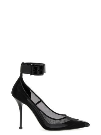 Alexander McQueen Black Pointed Toe Heels