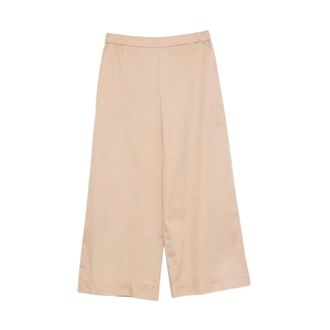 Max Mara Wide Trousers, female, Beige, Size: 2XS Mmldream Wide Trousers