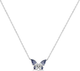 Sabrina Designs 14K 0.49 Ct. Tw. Diamond & Sapphire Stackable Necklace