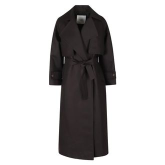 Hev&ograve; Margherita Trenchcoat - Dames - Mantels - Bruin - Maat: 2XS