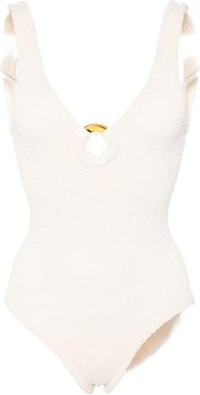 Hunza G Badmode, Dames, Beige, ONE Size, Celine Badpak