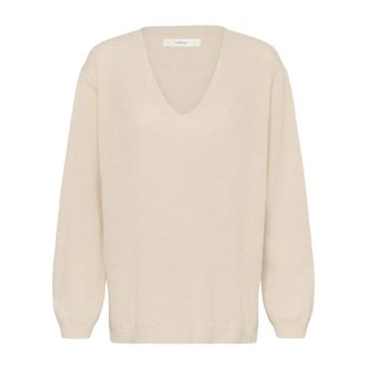 Inwear V-hals Gebreid - Dames - V-hals truien - Beige - M - Truien & Vesten