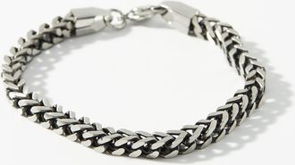 Le 31 Mens Stainless sT-Shirtl Cuban-link bracelet