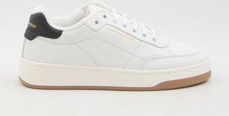 Saint Laurent Womens Sl/61 Low-top Sneakers - White Leather - Size 36.5 EU/IT