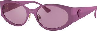 Versace VE 2263 1503AK 56mm Womens Round Sunglasses