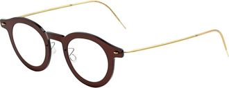 Lindberg NOW Optical Frame - unisex - Lindberg - Glasses - Brown - 42 MM - Accessories