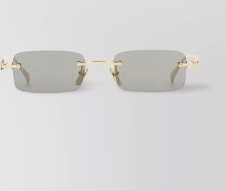 Gucci rectangular lenses metal sunglasses