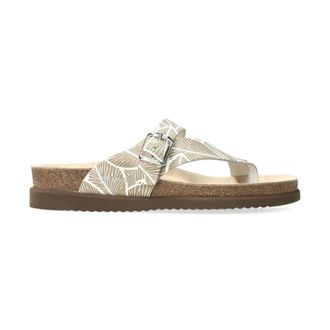 Mephisto Bruine dameslide sandaal - Dames - Slippers - Veelkleurig - 35 EU - Schoenen