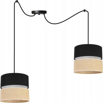 OEM L&aacute;mpara De Techo Colgante Spider, Pantalla 20 Cm Negra