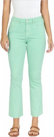 Dear John Denim Jeanne Flare Leg Cropped Jeans In Hemlock