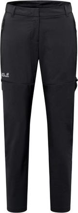 Jack Wolfskin Hikeout Zip Off Pants Zip-Off-Hose f&uuml;r Damen | schwarz