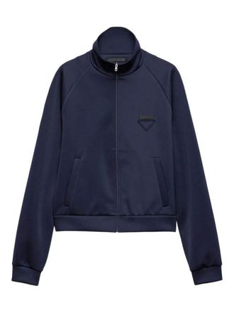 Prada Zippered Technical Fabric Jacket