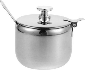 OEM Azucarero De Acero Inoxidable Con Tapa Y Cuchara - Multicolor