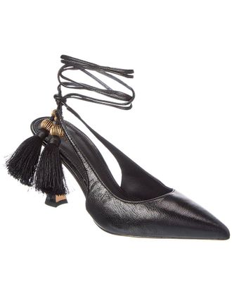 Tory Burch Capri Wrap Leather Pump