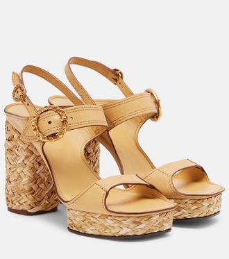 Zimmermann Solena leather platform sandals
