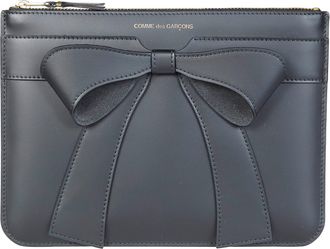 Comme Des Gar&ccedil;ons Big Bow Structured Bow Clutch