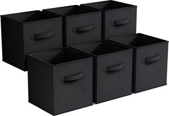 Sorbus 11In 6 Pack Foldable Storage Cubes