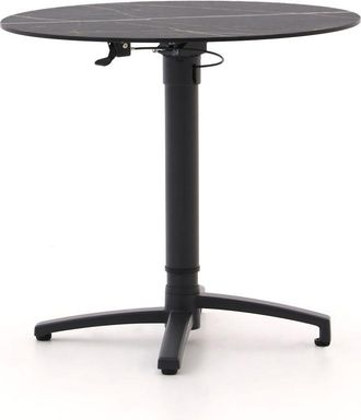 Bellagio la vita attrattiva Bellagio Canzo klaptafel &oslash;80 (h:73/109cm) verstelbaar