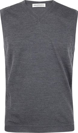 Goes Botanical Sleeveless Truien - Heren - Spencers - Grijs - L - Truien & Vesten