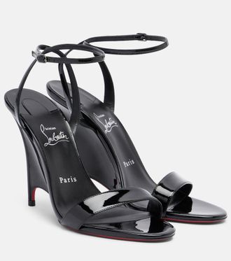 Christian Louboutin Sandalias con cu&ntilde;a Miss Z de charol