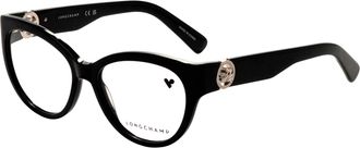 Longchamp Womens 53mm Black Opticals