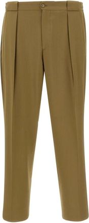 BRIGLIA 1949 Broeken, Heren, Bruin, M, Wol, Portobellos Broek