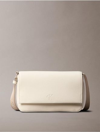 Calvin Klein Jeans Calvin Klein Womens All Day Flap Crossbody Bag - White