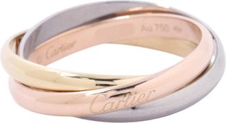 Cartier Yellow Gold (18K) Pink Gold (18K) White Gold (18K) Band Ring (Pre-Owned)