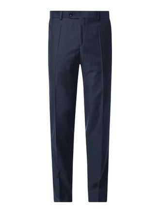 Carl Gross Carl Gross Slim Fit Anzughose mit Bügelfalten Modell Stevenson in Rauchblau, Größe 29