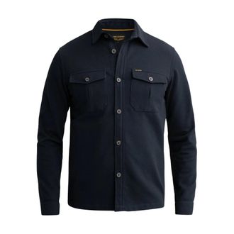 PME Legend Long sleeve shirt Comfort Heavy Tw - Heren - Overhemden - Blauw - Maat: XL Katoen