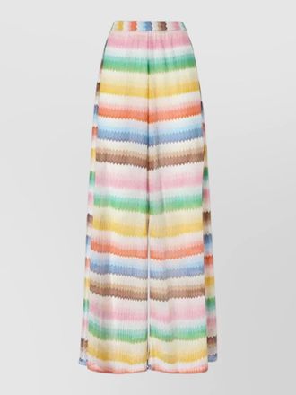 Missoni high waist wide leg beach trousers