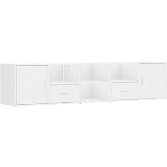 vidaXL Corner Cabinet White 200x40x45 cm Engineered Wood Vidaxl
