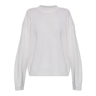 Anine Bing Cashmere Knitwear, female, Beige, Size: XS Lee Crew Sweater