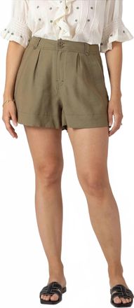 Dex Clothing Relaxed Fit Short In Dusty Sage Wash